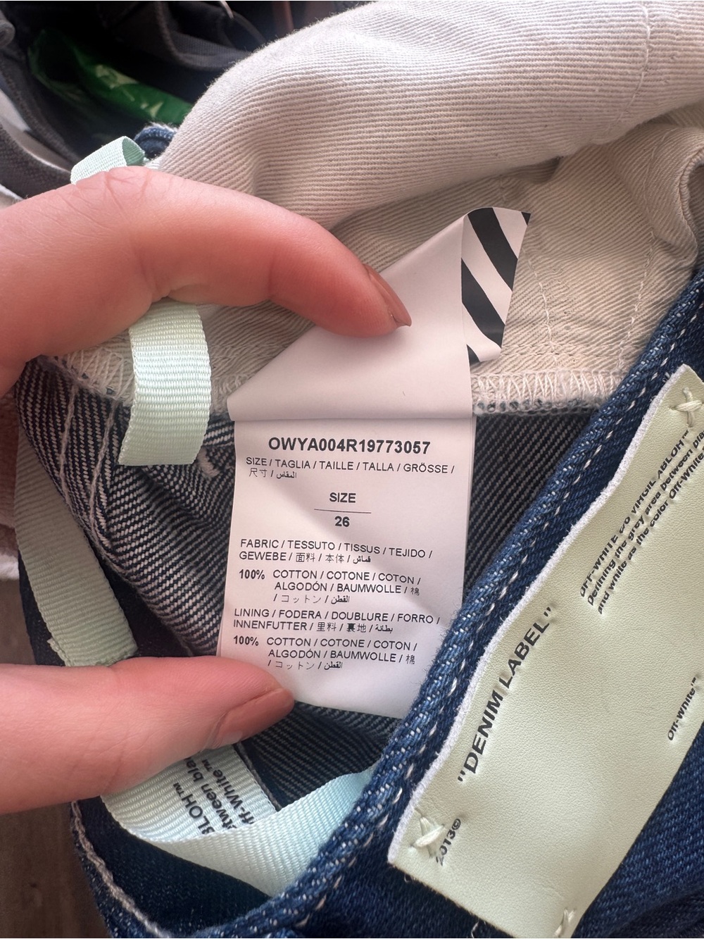 Off White c/o Virgil Abloh women’s jeans - Picture 10 of 13